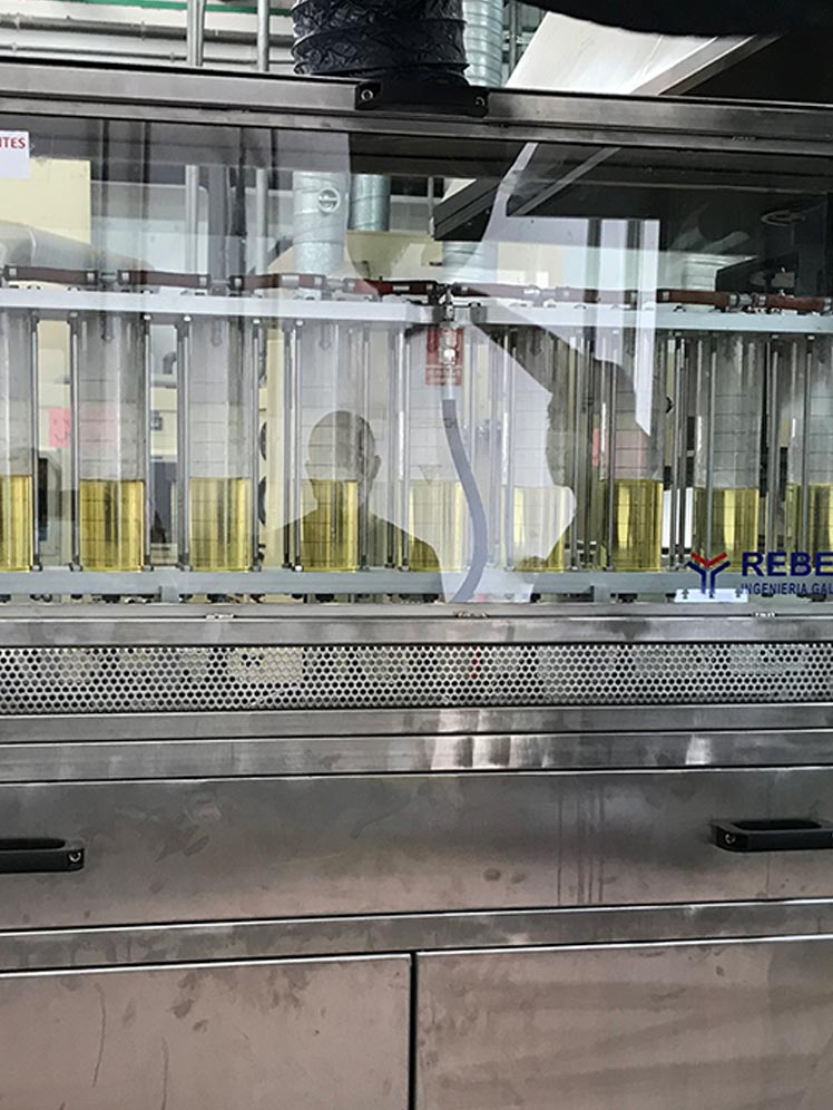 Banco para ensayos volumétricos de inyectores GARRET